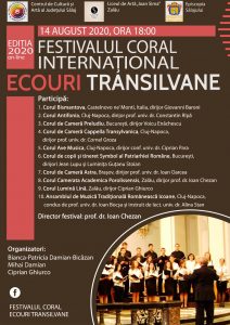 Festivalul Coral Ecouri Transilvane se va desfăşura în acest an on-line
