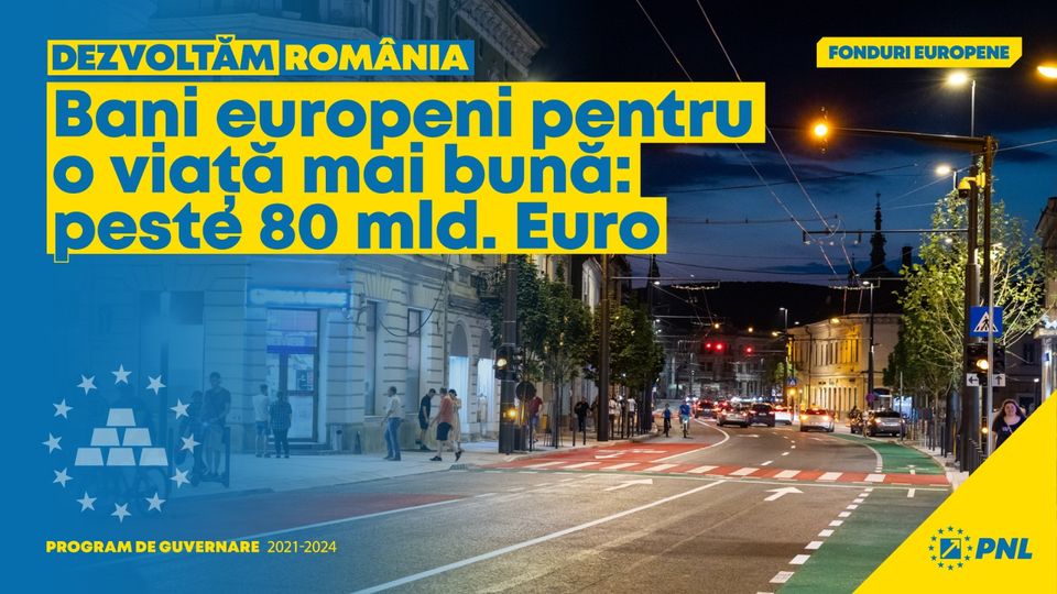 “Singura sursă de dezvoltare și modernizare a României sunt fondurile europene!”