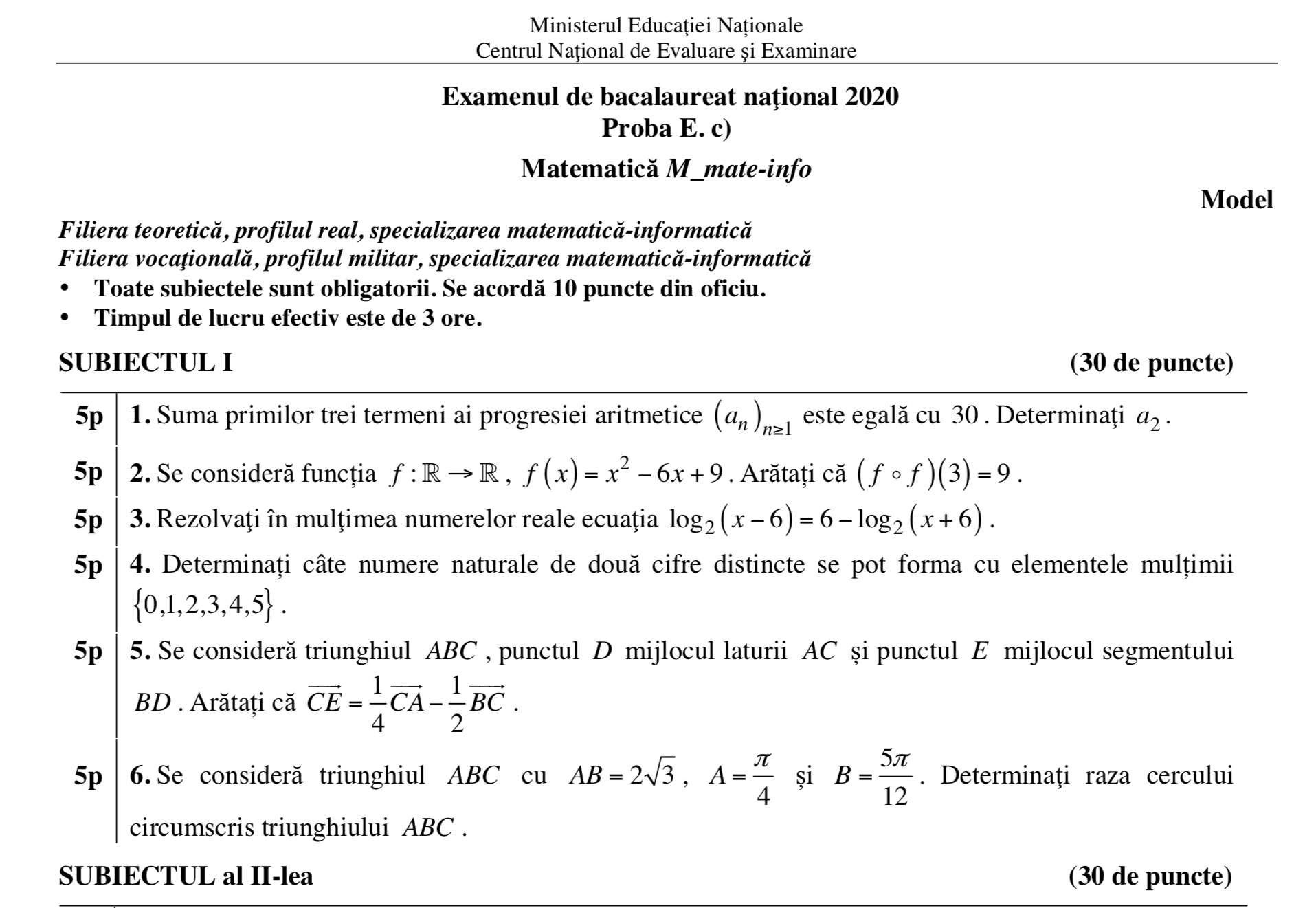 Se schimbă tematica de examen pentru Evaluarea Națională și Bacalaureat