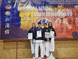 Sălăjeni pe podium la Campionatul Național de Karate Shotokan