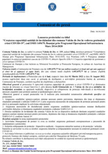 4 - COMUNICAT PRESA LANSARE PROIECT POIM