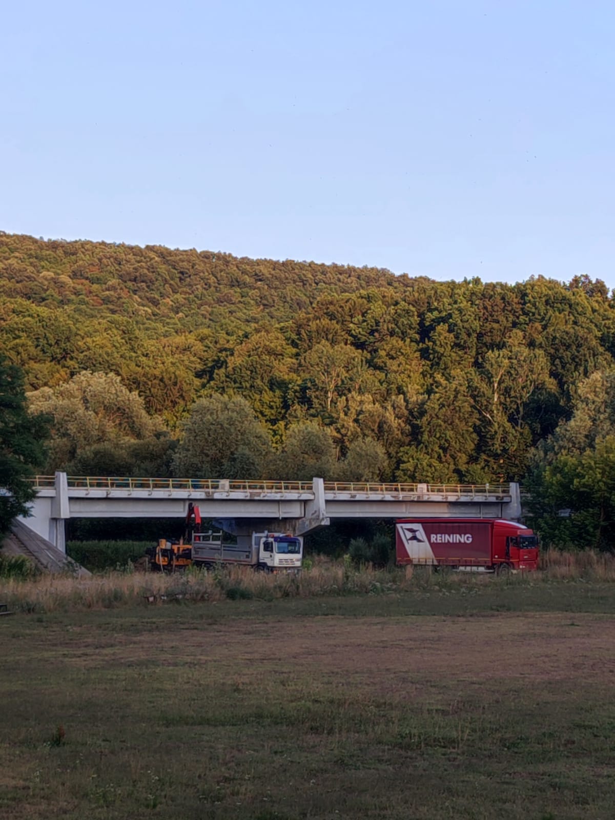 Sălaj: Se lucrează la traversarea aducțiunii de la Gilău peste Someș, la Ciocmani