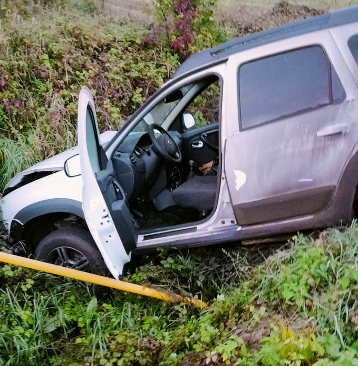 Accident la Glod: un șofer a intrat într-o conductă de gaz metan. Trafic restricționat pe DN 1C (update)