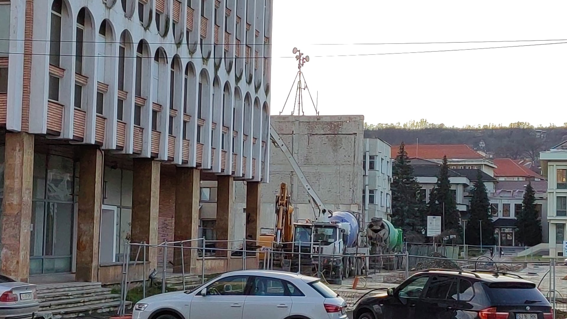 Tânăr electrocutat pe șantier, în centrul Zalăului