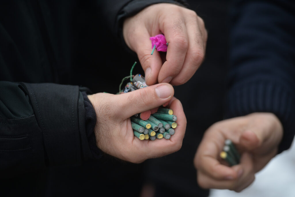 GIURGIU- DEMONSTRATIE ARTICOLE PIROTEHNICE