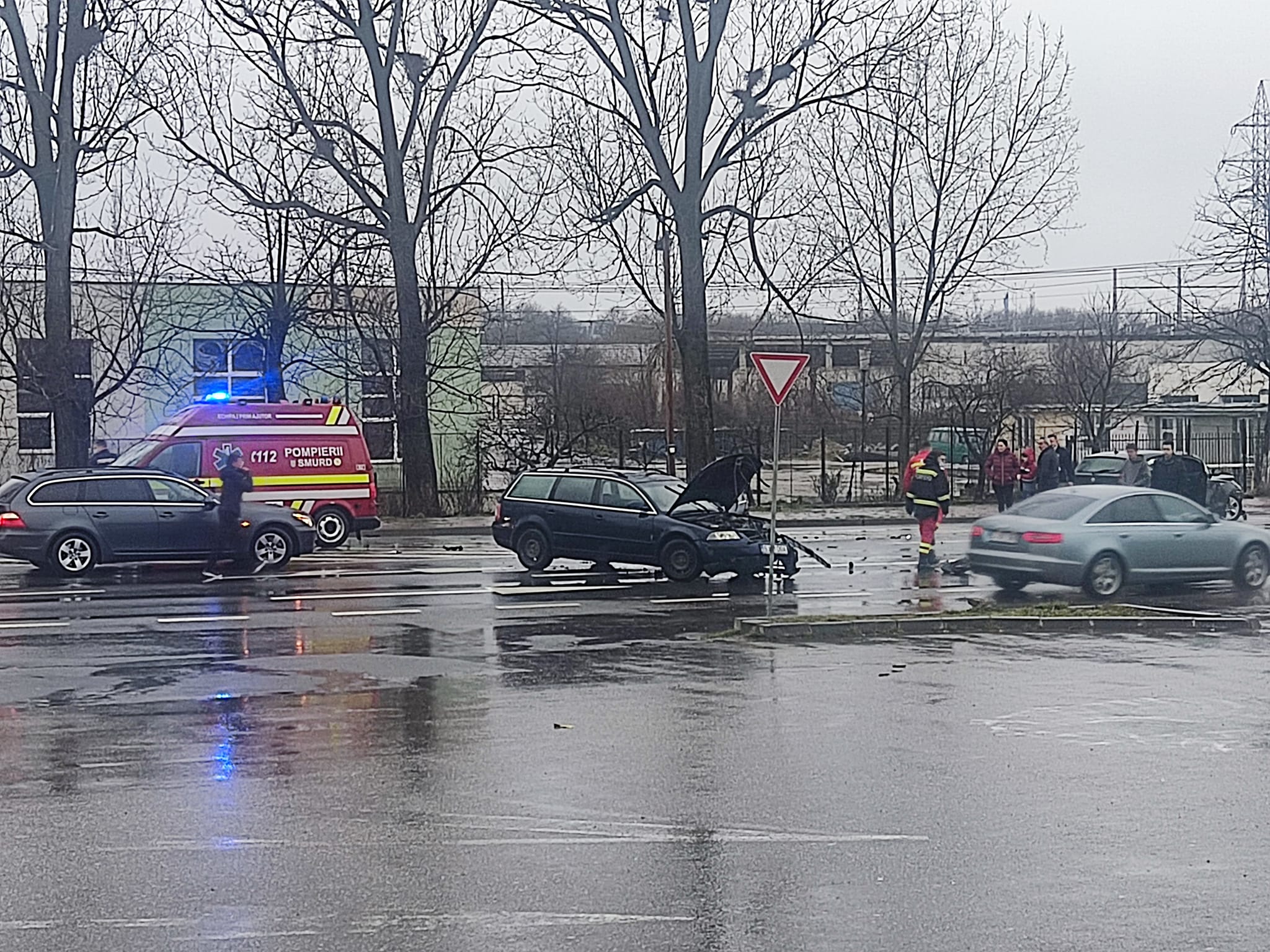 Accident la Gara Zalău. Un copil de 10 ani a ajuns la spital