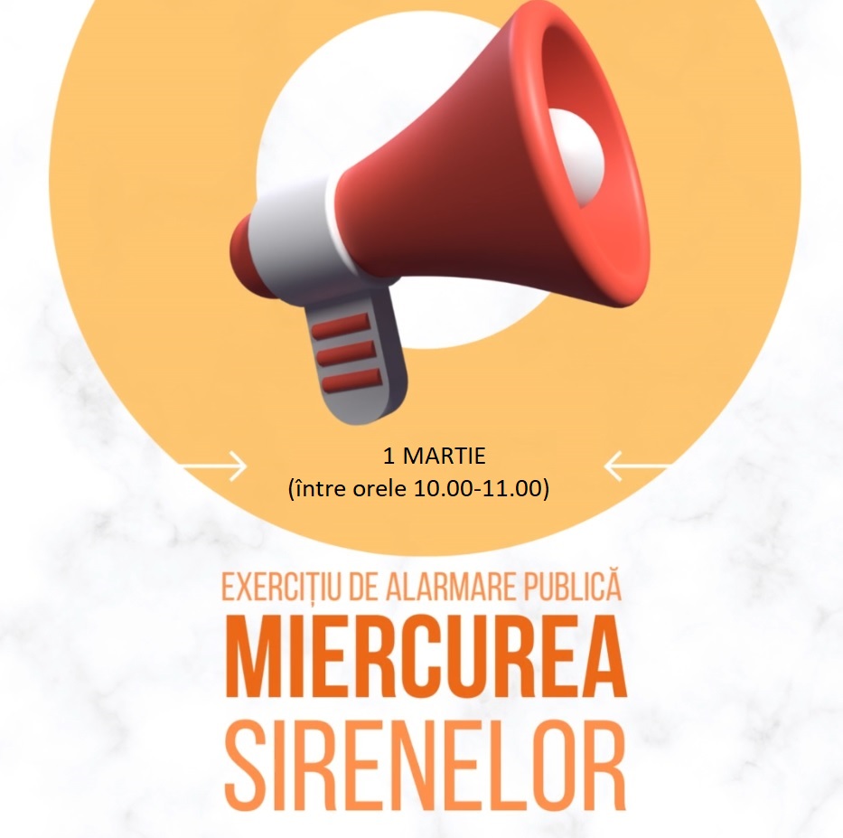 „Mărțișor muzical” din partea ISU. Săptămâna protecției civile, marcată în tot Sălajul prin alarmarea sirenelor