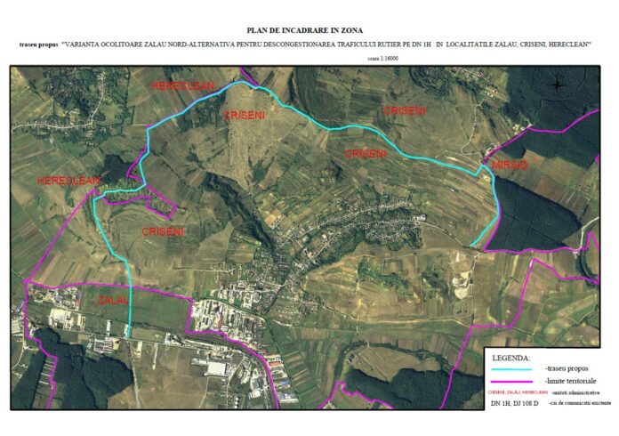 Trei ofertanți pentru documentația centurii Zalău-Crișeni-Hereclean