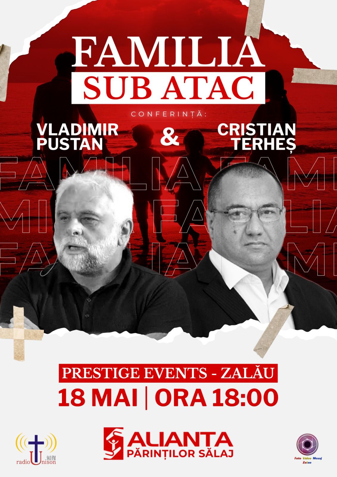 Conferința ”FAMILIA SUB ATAC”- 18 mai, la Zalău