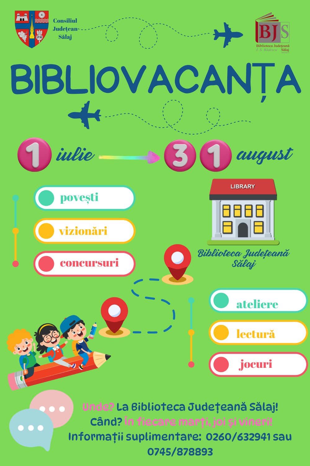 O vacanță de poveste, la bibliotecă