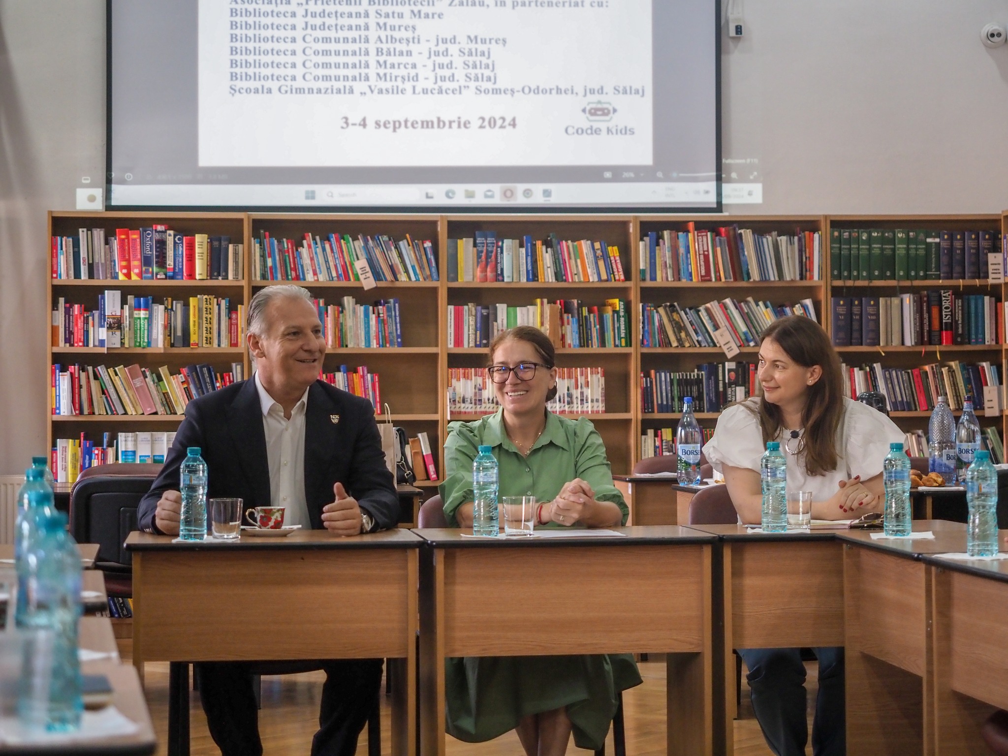 Întâlnire profesională la Biblioteca Județeană