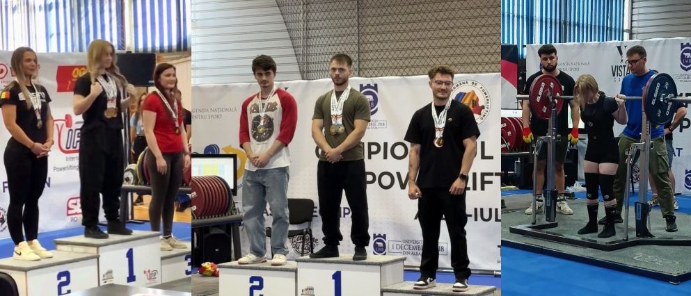 Doi sportivi din Cehu Silvaniei, multipli campioni naţionali la powerlifting