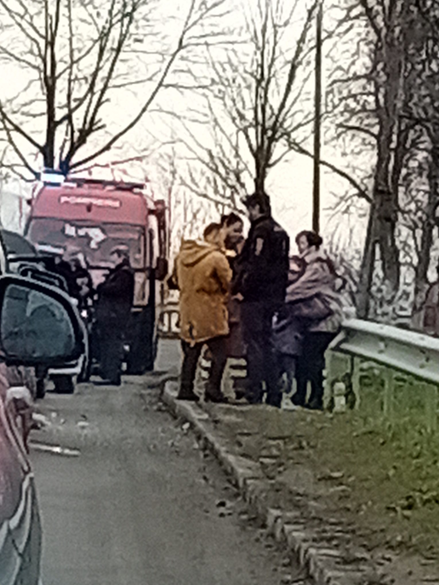 Trafic restricționat spre Gara Zalău. Accident (video)