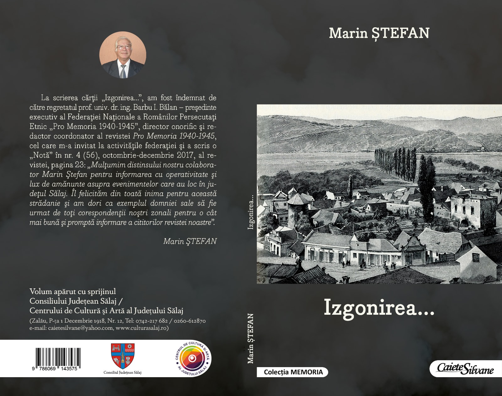 „Izgonirea…”, un nou volum de Marin Ștefan, la Editura „Caiete Silvane”