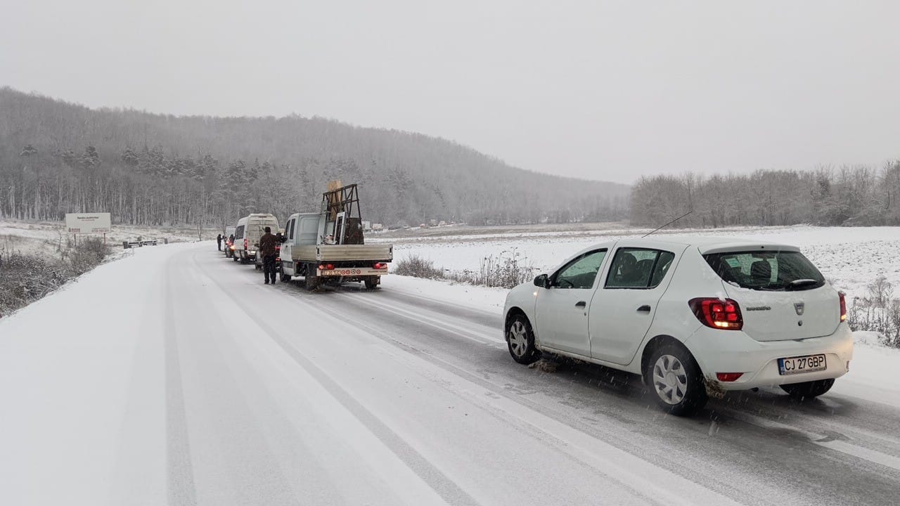 Accident între Românași și Ciumârna. Trafic blocat 8:55