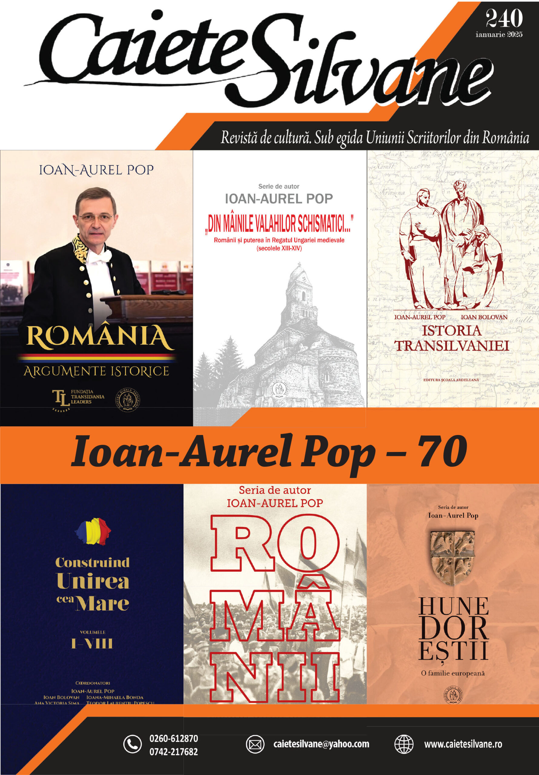 A apărut ediția online a nr. 240 al revistei „Caiete Silvane”