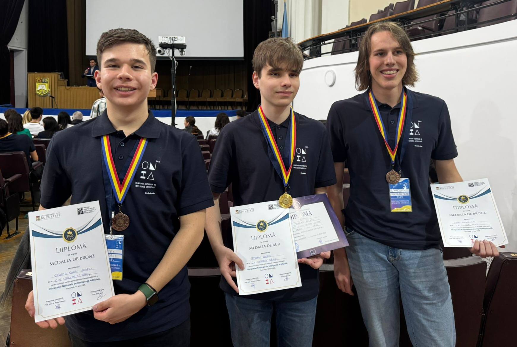 Elevii de la CNS Zalău câștigă aur și bronz la Olimpiada Națională de Inteligență Artificială