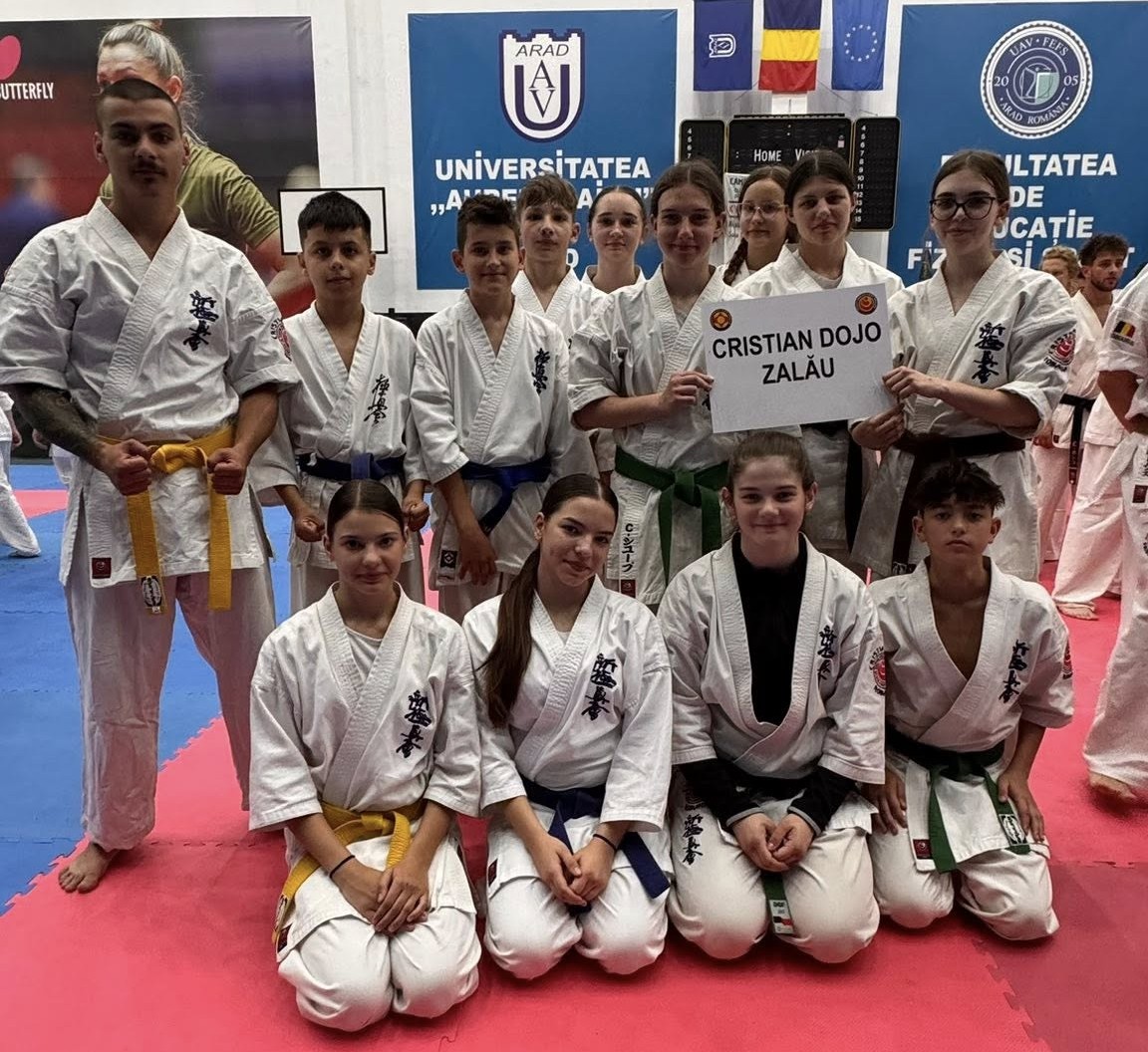 ACS Cristian Dojo Zalău câștigă locul I la Campionatul Național de Karate Kyokushin!