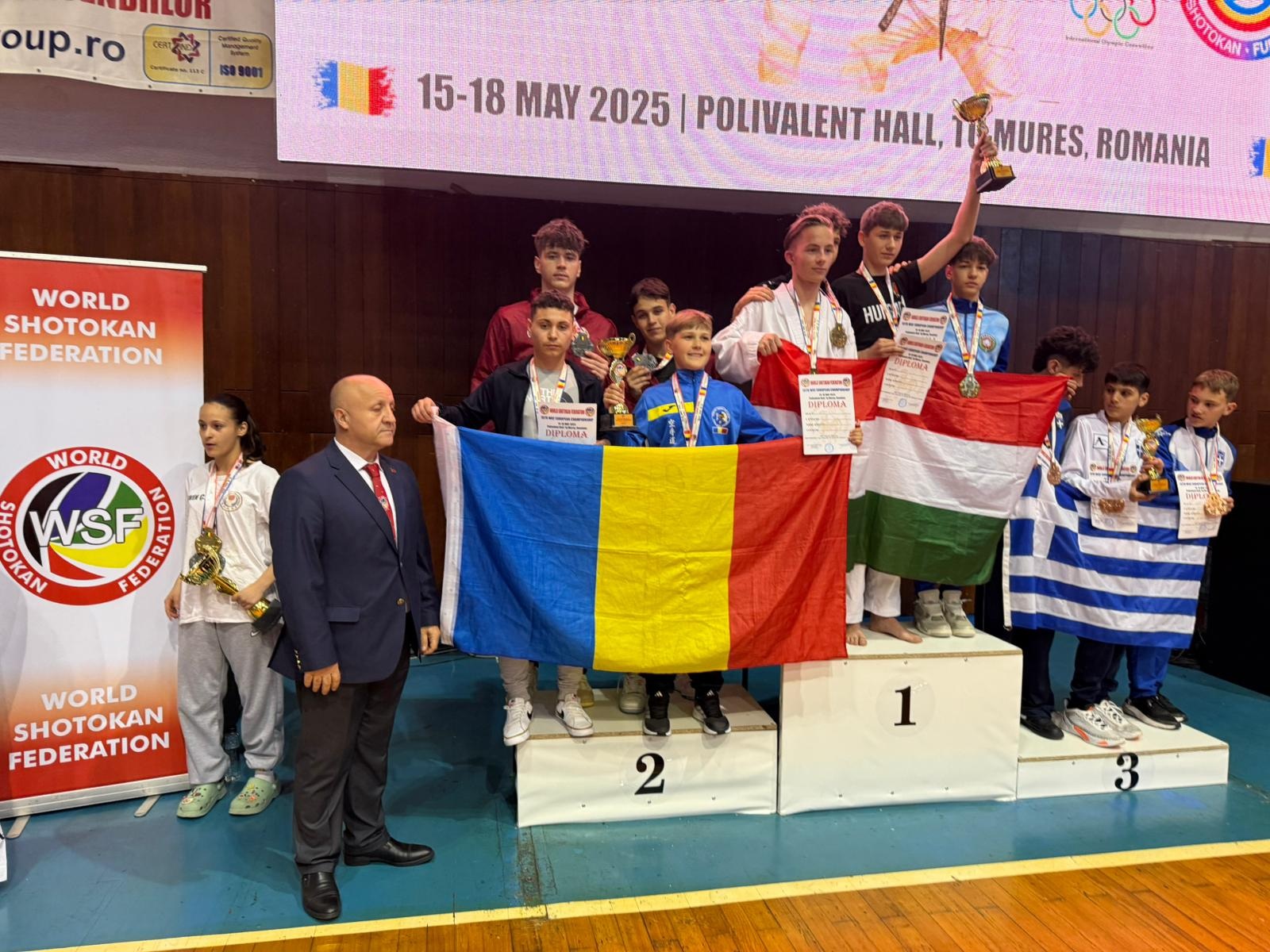 Sportivii din Șimleu au obținut rezultate remarcabile la Campionatul European de Karate Shotokan WSF