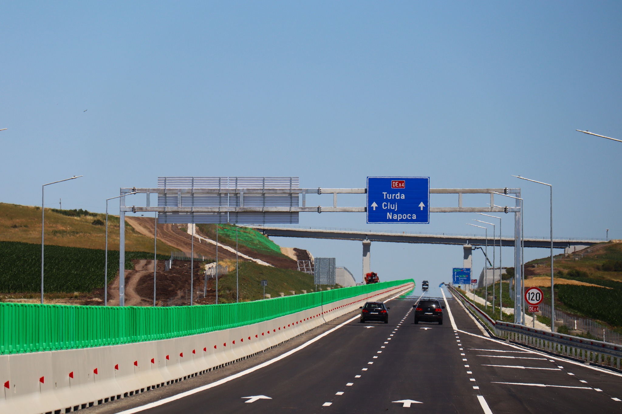 Autostrada Transilvania se conectează la DN1, sfârșitul intrării prin Turda!