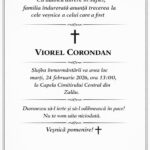 Sincere condoleanțe…