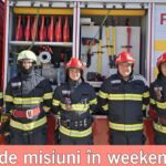 Weekend intens pentru pompieri: 55 de intervenții și misiuni de salvare