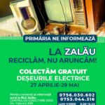 Campanie gratuită de colectare a deșeurilor electrice în Zalău