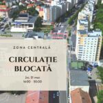 Zalău: Circulație închisă în zona centrală