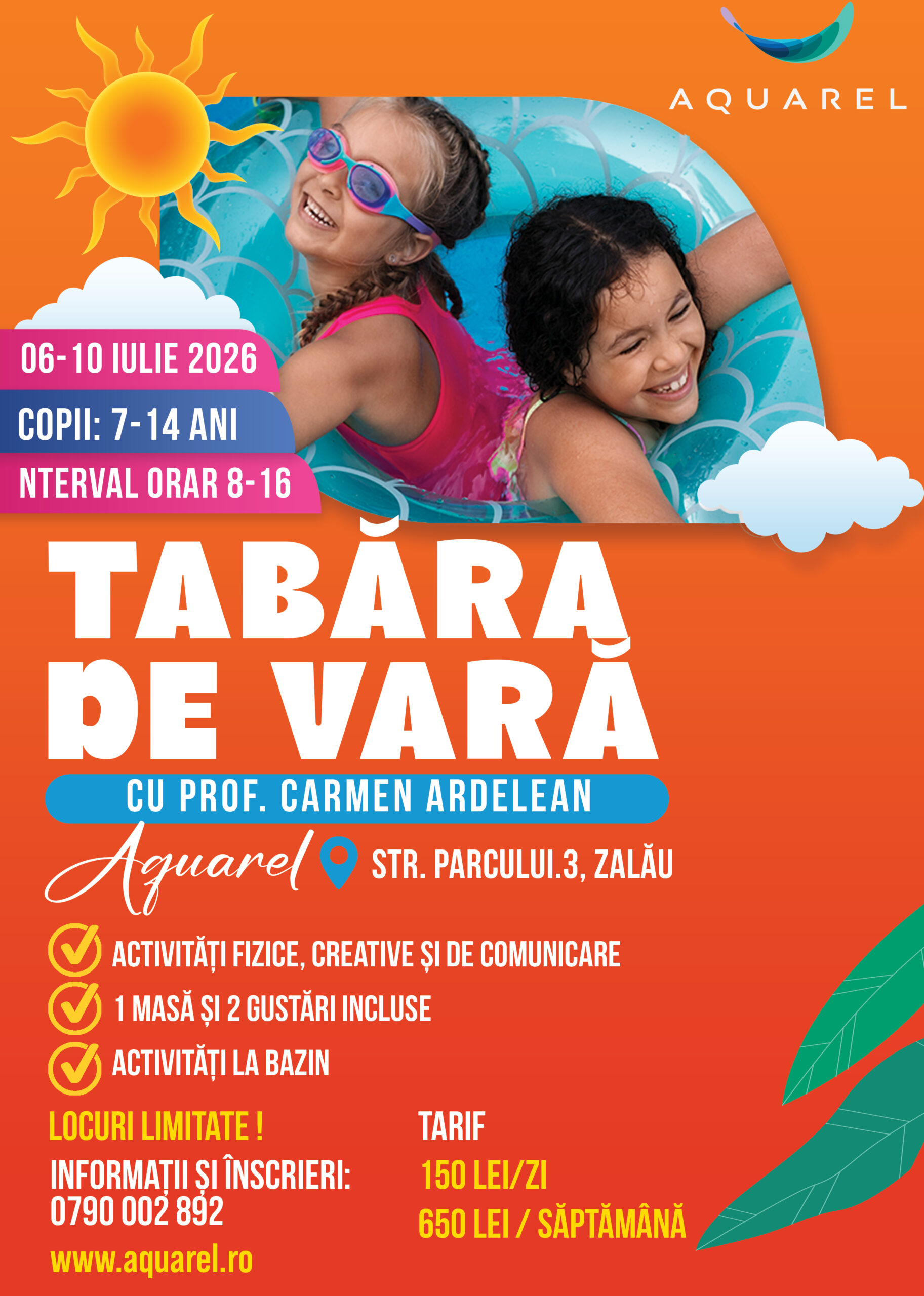 Afis Tabara de Vara Aquarel