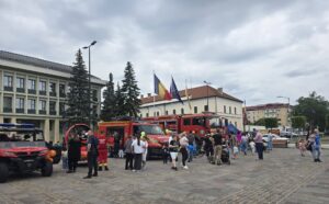 Zâmbet şi siguranţă: Cum au petrecut copiii din Sălaj de 1 Iunie, alături de polițiști, jandarmi și pompieri
