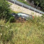 A pierdut controlul și a plonjat în șanț