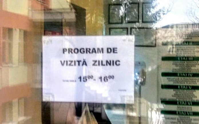 Acces redus pentru vizitatori in Spitalul Judetean de Urgenta Zalau