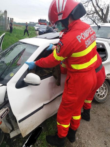 Accident ingrozitor  in comuna Galgau