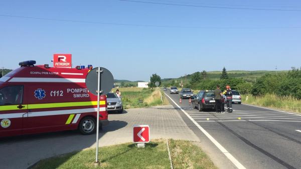 Accident rutier cu 8 victime la Simleu