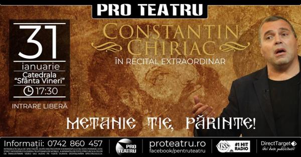 Asociatia Pro Teatru va invita la recitalul de poezie  ‘Domnule si Frate Eminescu’