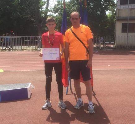 Atletul Razvan Sabo, pe podium la Campionatul National de Copii