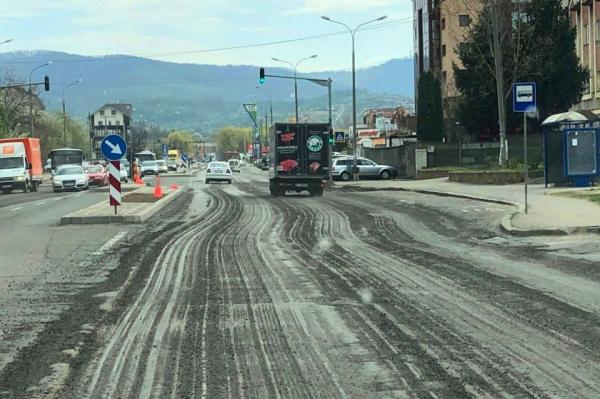 Bulevardul din Zalau  va fi luna viitoare ca nou  de la Gara pana la Scala