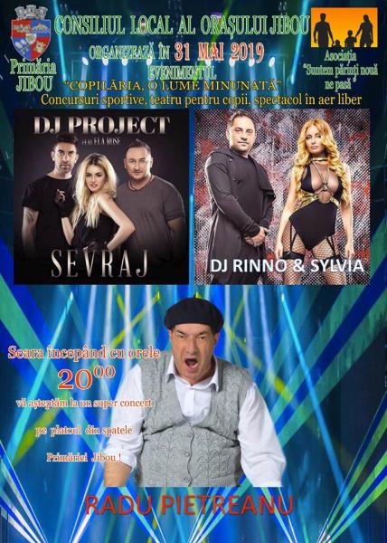 Concert cu DJ Project si DJ Rinno & Sylvia in 31 mai la Jibou