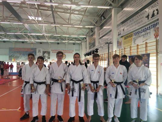 CS Seiko Zalau, de 8 ori pe podium la Campionatul National de Karate Traditional