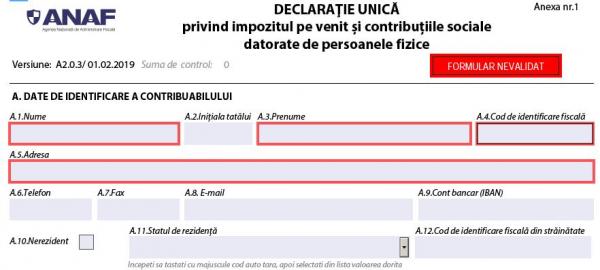 Declaratii unice, grad foarte mare de depunere in Salaj