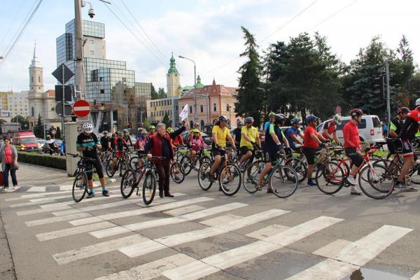 Echipa de biciclisti Banat – Ardeal  a trecut prin Simleu Silvaniei si Zalau