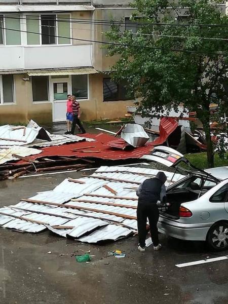 Furtuna de luni seara a facut prapad la Jibou