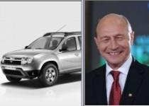 Basescu si-a luat Duster ”rosu de foc”, cu 17.220 de euro