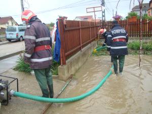 Inundatii in Buciumi si la Zalau