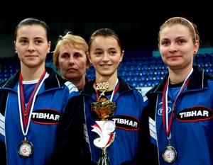 TENIS DE MASĂ – C.N. individuale la Tineret: Andrada Vincze – medalie de bronz la dublu fete