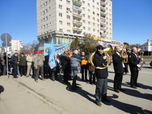 Sindicaliştii sălăjeni au participat ieri la funeraliile Codului Muncii