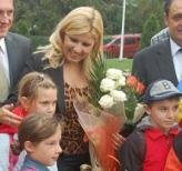 Elena Udrea – „babysitter” pentru copiii sălăjenilor