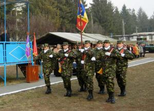 Militarii din Simleu au primit drapelul de lupta