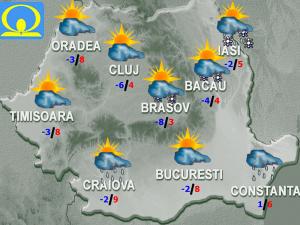 Meteorologii anunta ploaie si lapovita