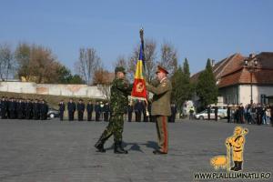 Unitatea militara din Zalau a primit drapelul de lupta